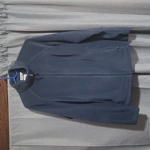 Vintage Women's Columbia sweatshirt. XL. Dark blue.